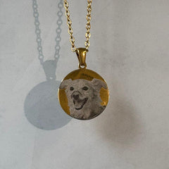 Corrente Fotogravação Pet - 40cm em Aço