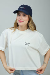 Camiseta Cropped Dogs Are Family