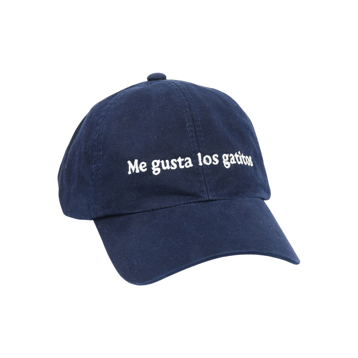 Boné Me Gusta Los Gatitos Azul Marinho